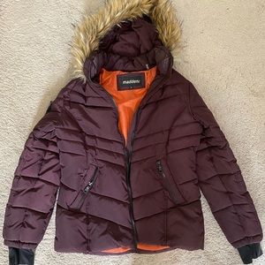 Steve Madden Winter Jacket With Fur Hood